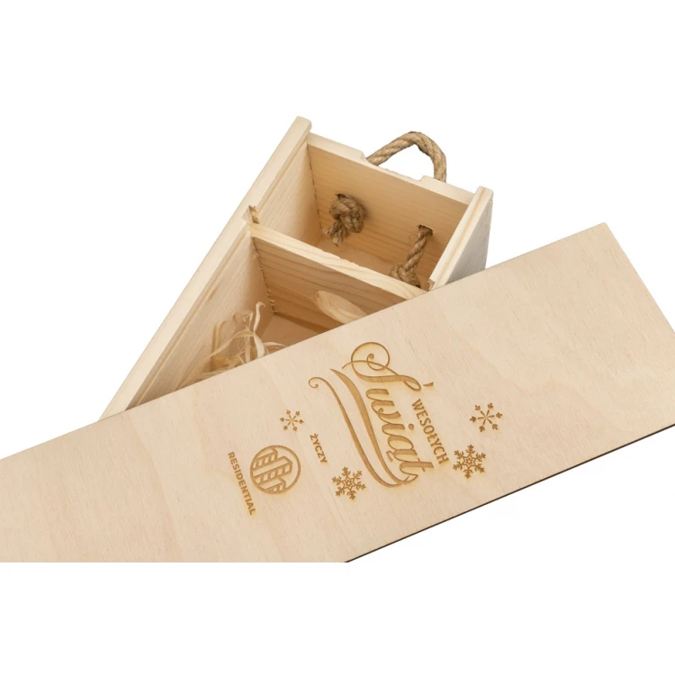 Christmas Alcohol Box - Laser Engraved - SK036