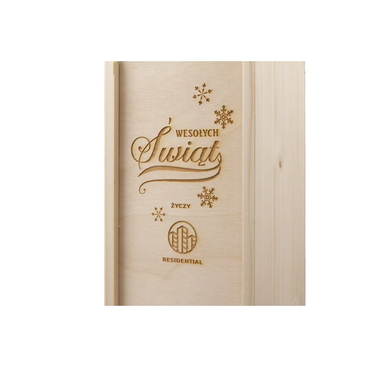 Christmas Alcohol Box - Laser Engraved - SK036