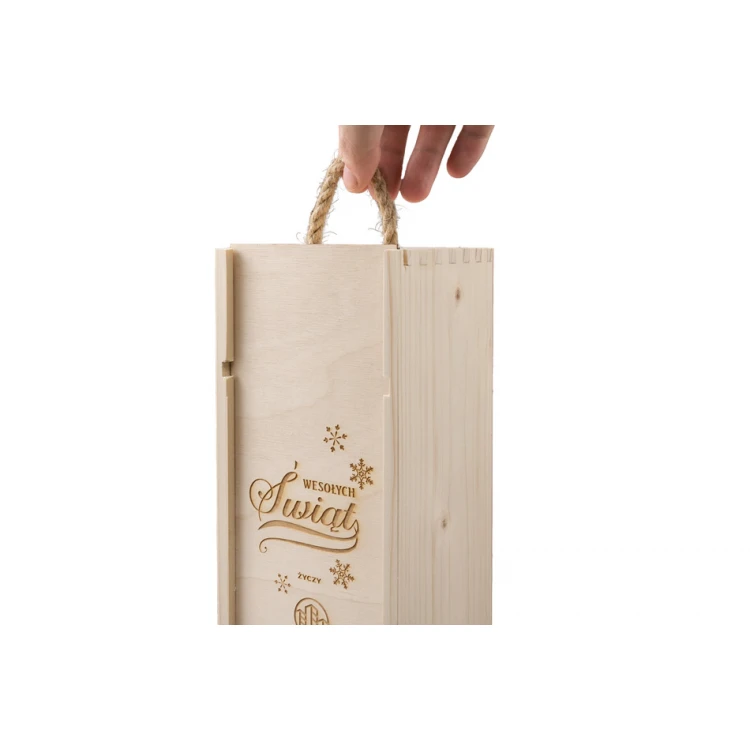 Christmas Alcohol Box - Laser Engraved - SK036