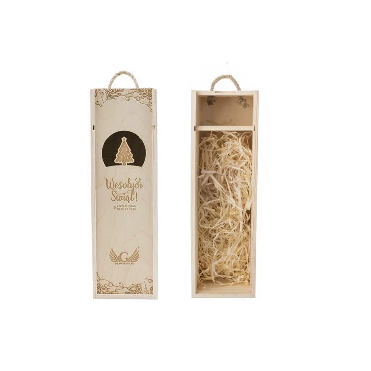 Christmas Alcohol Box - Laser Engraved - SK041