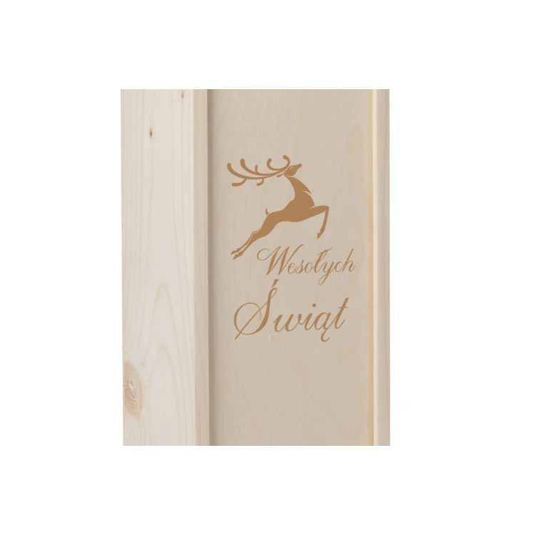 Christmas Alcohol Box - Laser Engraved - SK035