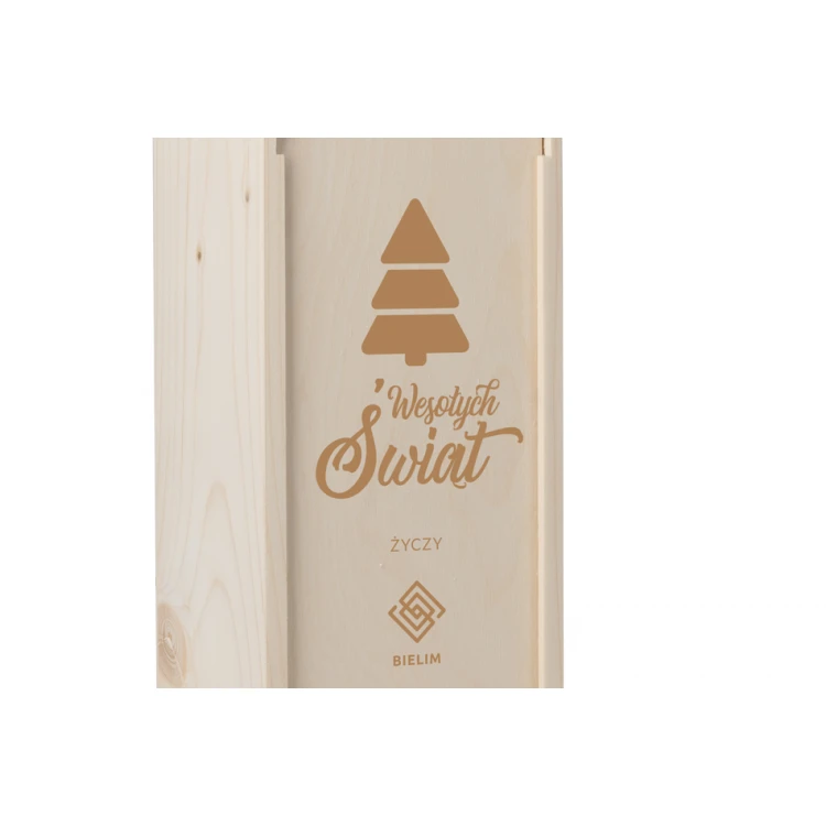 Christmas Alcohol Box - Laser Engraved - SK033