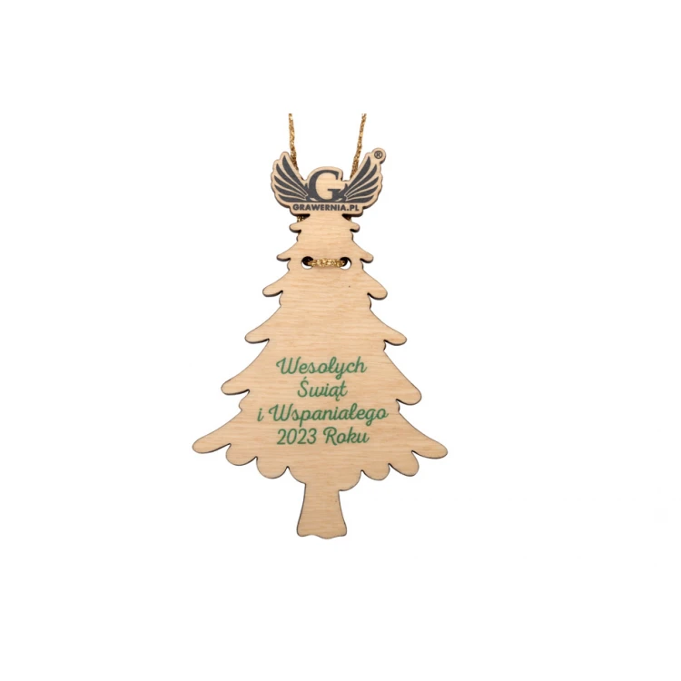 Christmas Gift Tags with Custom Print - Size 65x100mm - EDR024