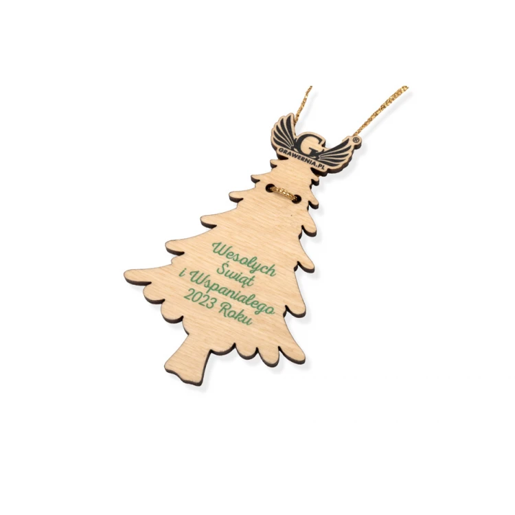 Christmas Gift Tags with Custom Print - Size 65x100mm - EDR024
