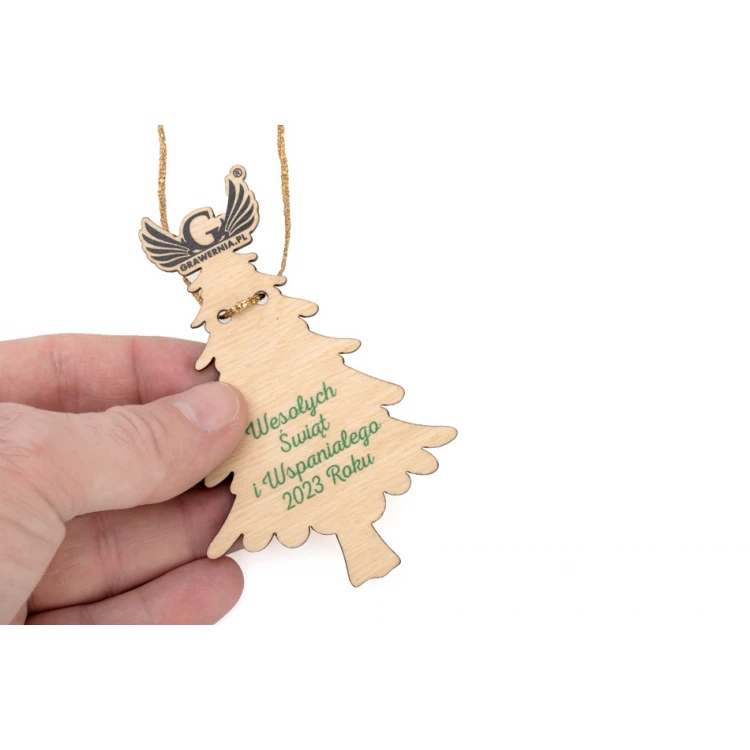 Christmas Gift Tags with Custom Print - Size 65x100mm - EDR024
