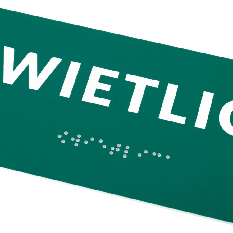 Common Room - Door or Wall Plaque with Braille Lettering - Size 200x80mm - TAB564