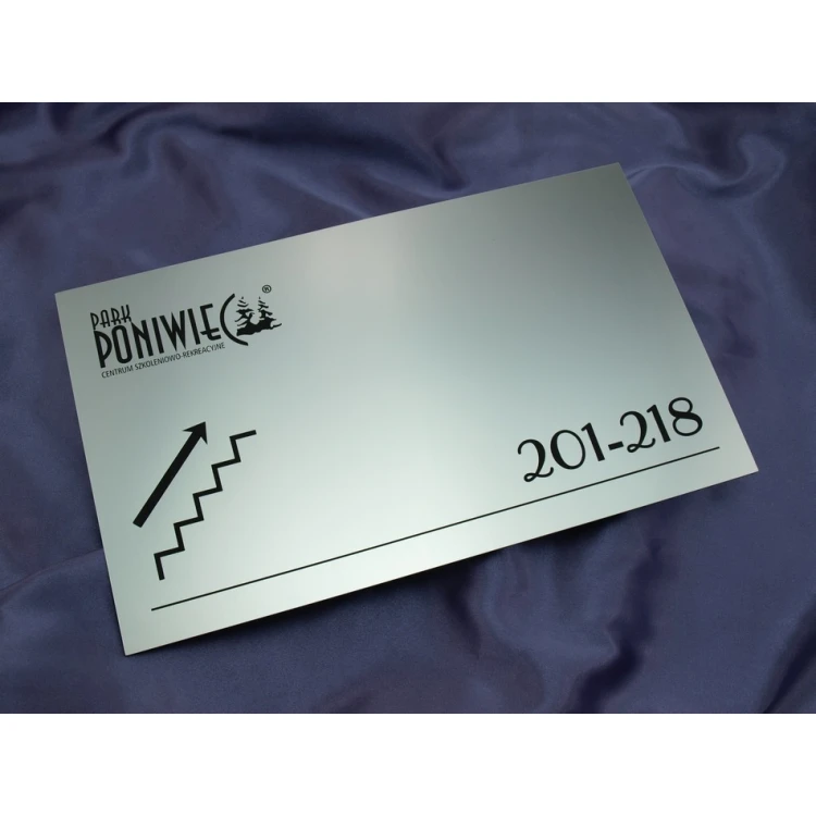 Shield System - Graphic design of shields and plaques for hotel, office, restaurant - SZ177