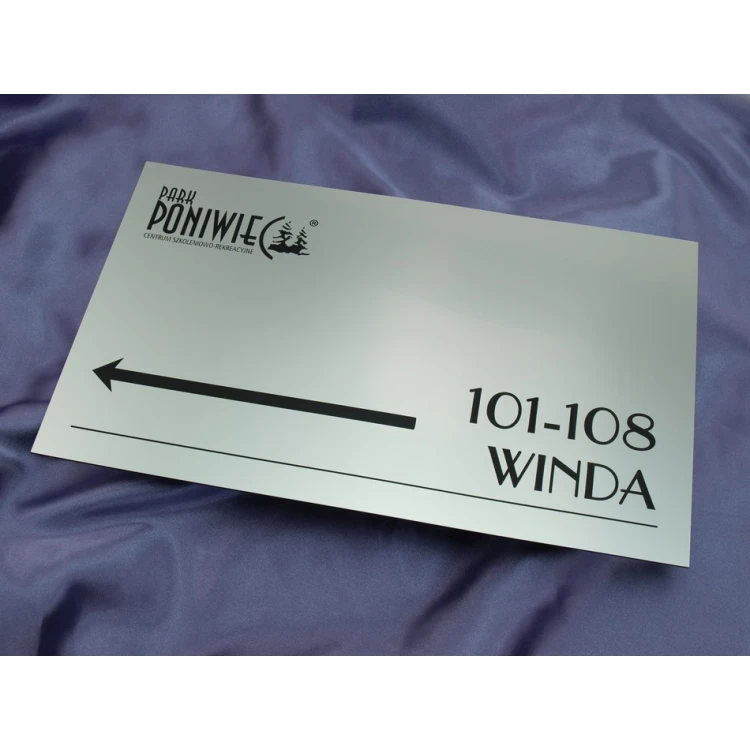 Shield System - Graphic design of shields and plaques for hotel, office, restaurant - SZ177