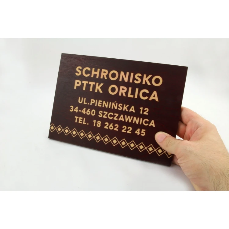 Shield System - Graphic design of shields and plaques for a shelter, hotel, restaurant - SZ178