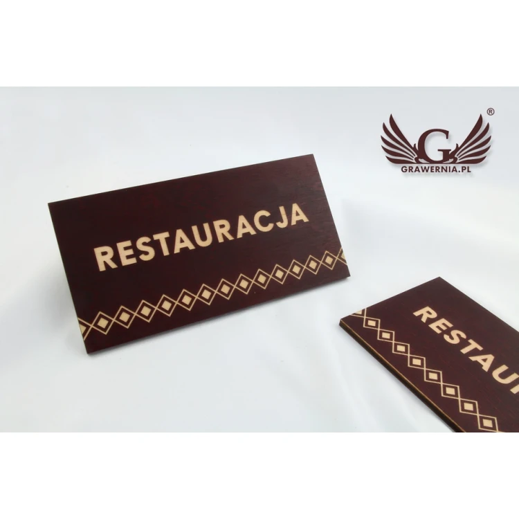 Shield System - Graphic design of shields and plaques for a shelter, hotel, restaurant - SZ178