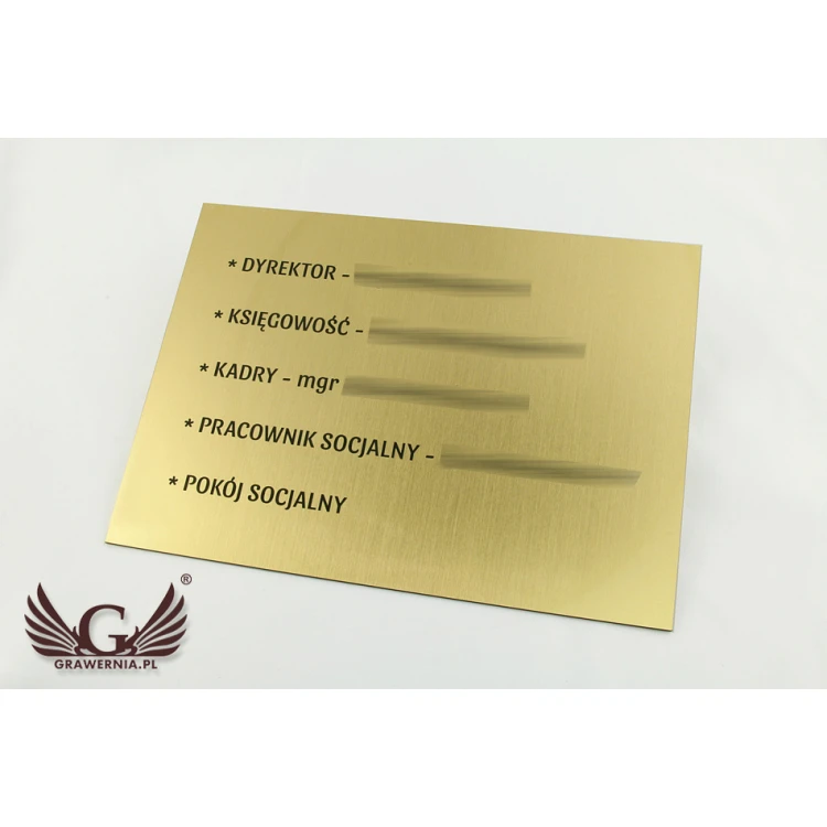 Shield System - Graphic design of shields and plaques for hospital, assistance center, office - SZ179