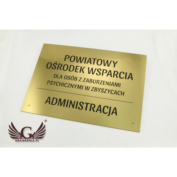Shield System - Graphic design of shields and plaques for hospital, assistance center, office - SZ179