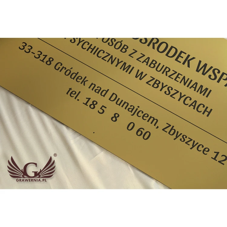 Shield System - Graphic design of shields and plaques for hospital, assistance center, office - SZ179
