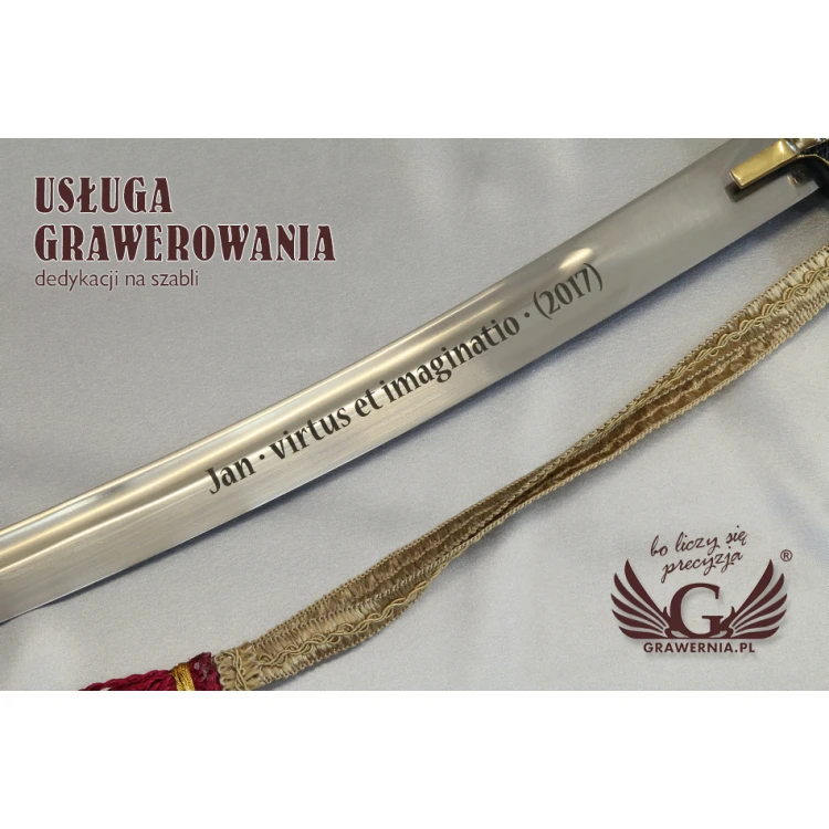 SABER - engraving service for any dedication