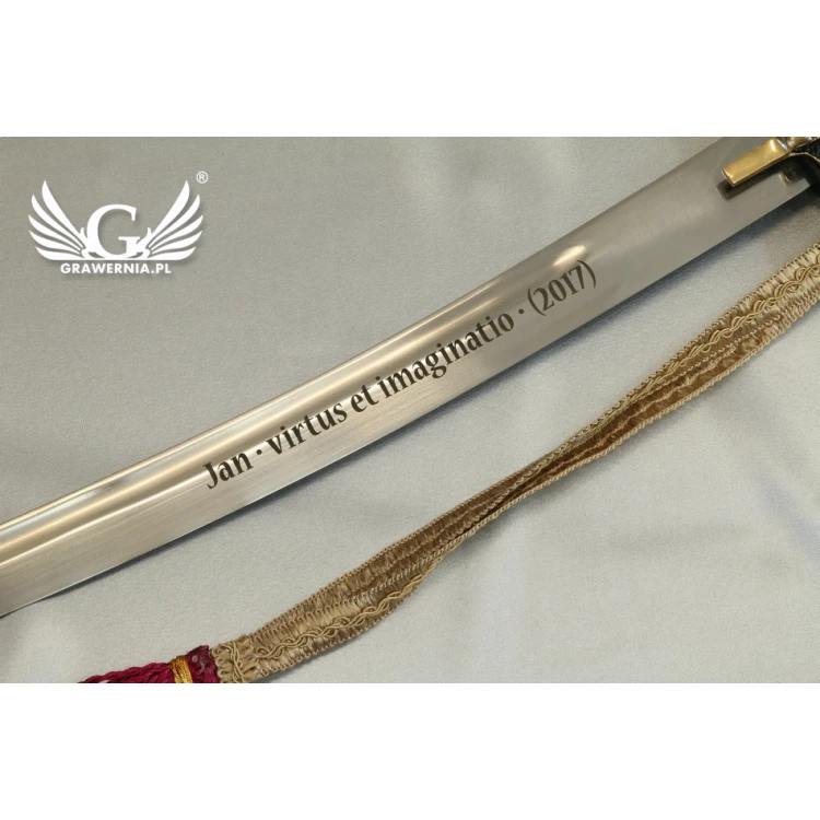 SABER - engraving service for any dedication