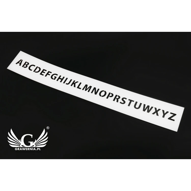 Painting Template - Numbers or Letters - Character Height: 30mm - SM002