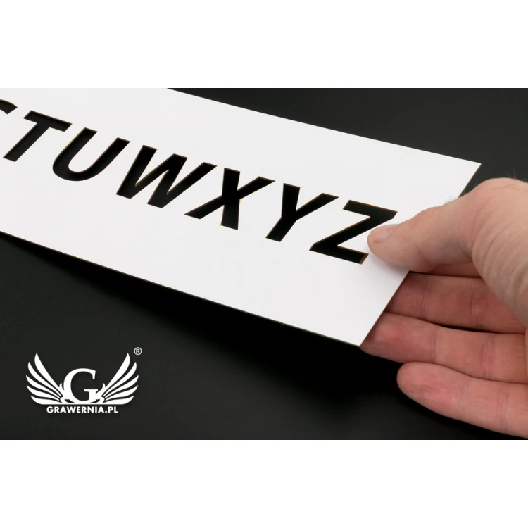 Painting Template - Numbers or Letters - Character Height: 30mm - SM002