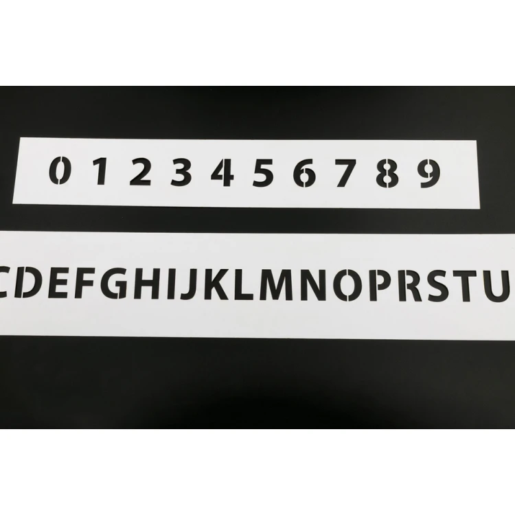 Painting Template - Numbers or Letters - Character Height: 30mm - SM002