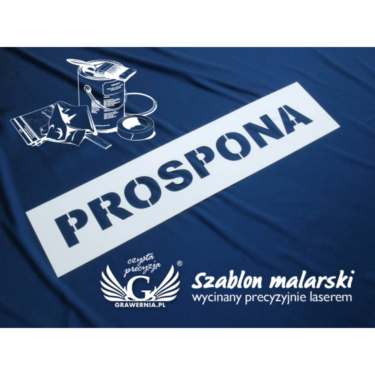 Laser Cut Painting Template - 70x18.5cm - 0.5mm Film - SM001