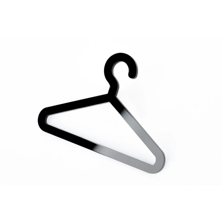 Cloakroom - Plexiglass Pictogram - Black Acrylic 3mm - TAB411