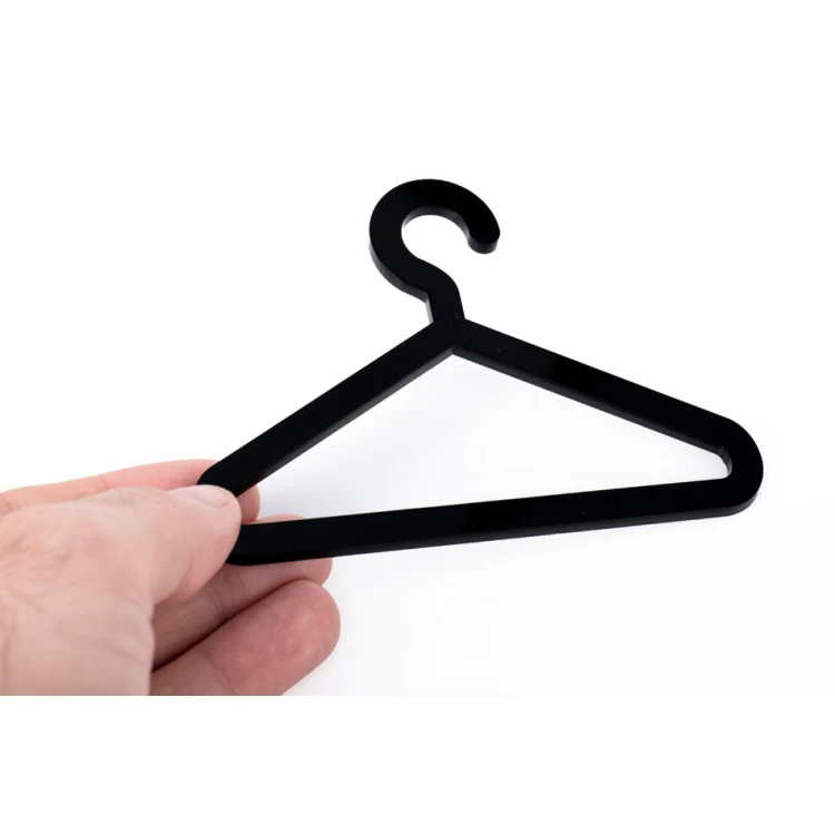 Cloakroom - Plexiglass Pictogram - Black Acrylic 3mm - TAB411