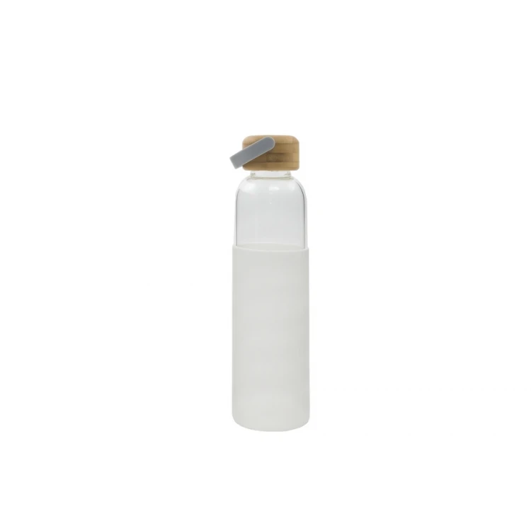Glass Bottle with Non-Slip Handle and Your Engraving - Naples - 560ml - BUT013