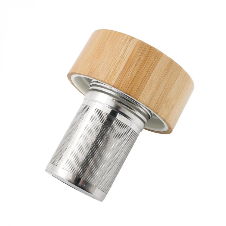 Glass Tea Infuser Bottle with Engraved Lid - Porto - 600ml - BUT012