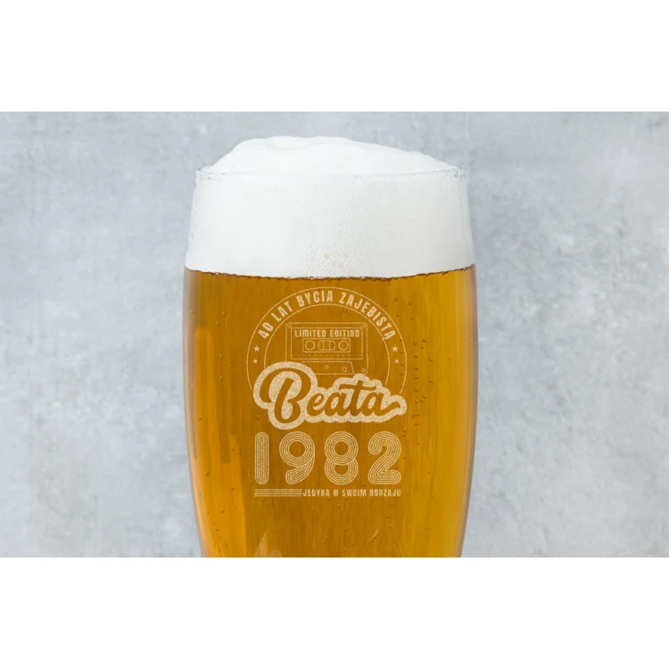 Beer Glass with Engraving for Women - Always Awesome - SP027