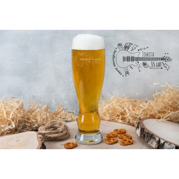 Beer Glass with Engraving for Women - Hardcore Granny - SP031