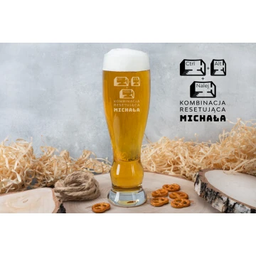Beer Glass with Engraving - Reset Combination - SP018