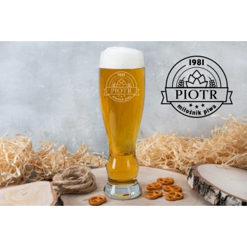 Beer Glass with Engraving - Beer Lover - SP012