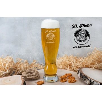 Beer Glass with Engraving - Cheers - SP035