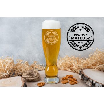 Beer Glass with Engraving - Beer Lover - SP010