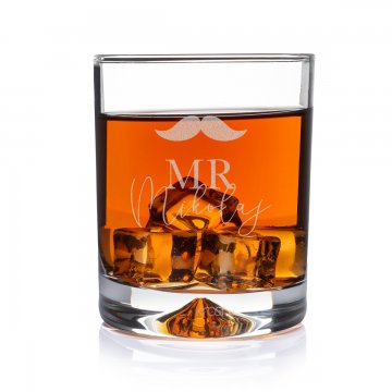 Engraved Whisky Glasses 6 pieces - Florent - SZK003