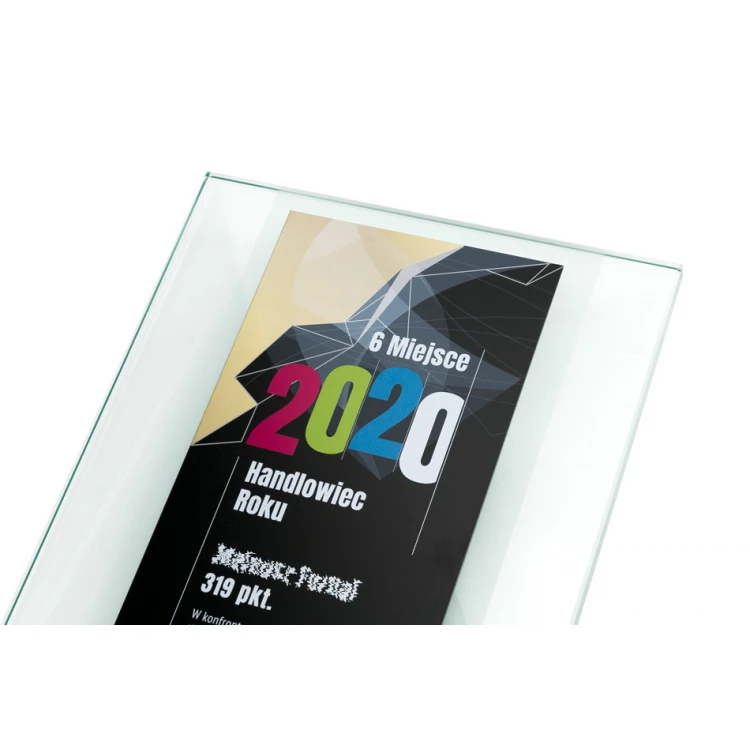 Glass Recognition Diploma - UV Digital Print - DUV056