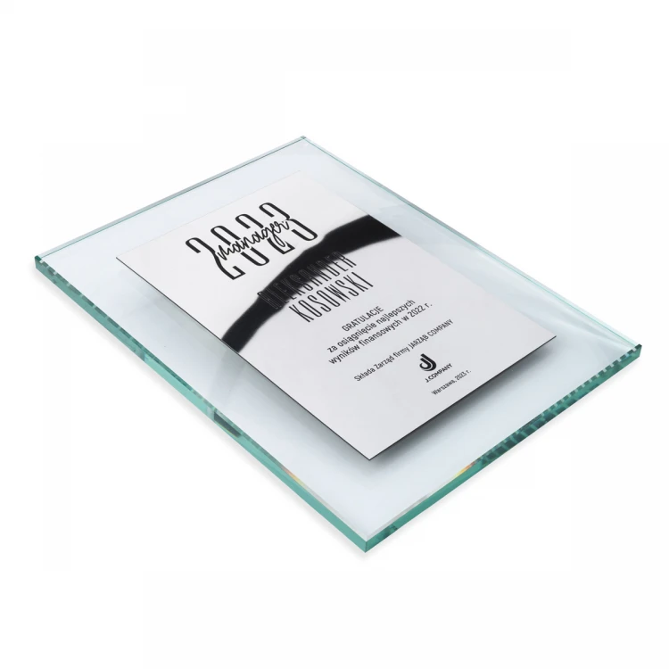 Glass Recognition Diploma - Mirror Laminate Laser Engraved - DSZ054