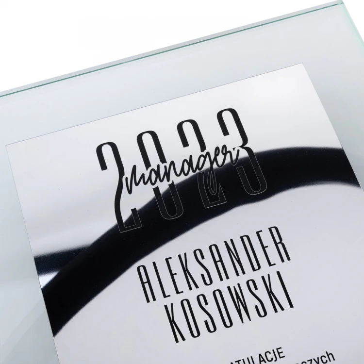 Glass Recognition Diploma - Mirror Laminate Laser Engraved - DSZ054