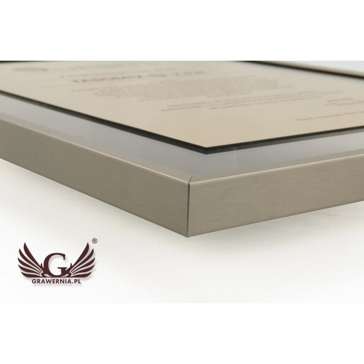Glass Diploma in Gold Frame - DWR4