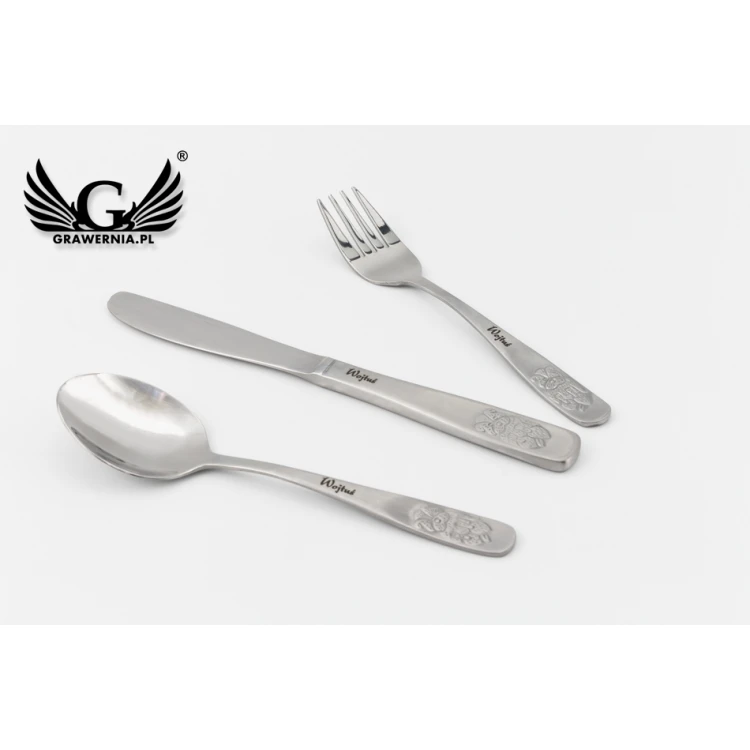 Amefa Teddy Bear Cutlery with any engraving - Exclusive 3-piece set for children - ZSZ010