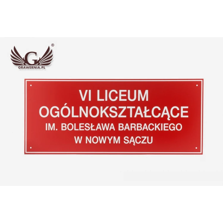Nameplate for Kindergarten - SZ101 - size 600x250mm