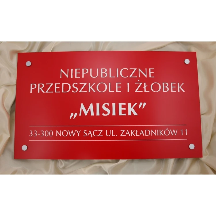 PLAQUE FOR KINDERGARTEN - SZ019 - size 600x350mm