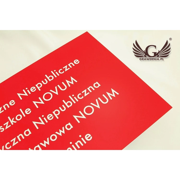 SIGN FOR SCHOOL AND KINDERGARTEN - SZ082 - size 500x300mm