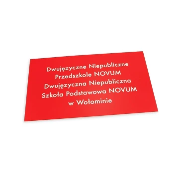 SIGN FOR SCHOOL AND KINDERGARTEN - SZ082 - size 500x300mm