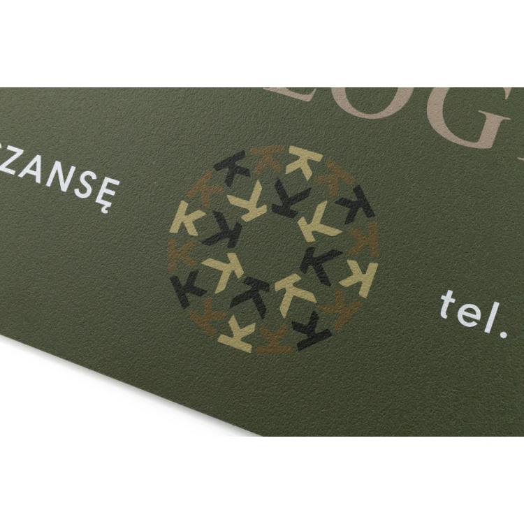 Company Sign - Cappuccino - textures - size 420x297mm - engraving and UV print - SZ143