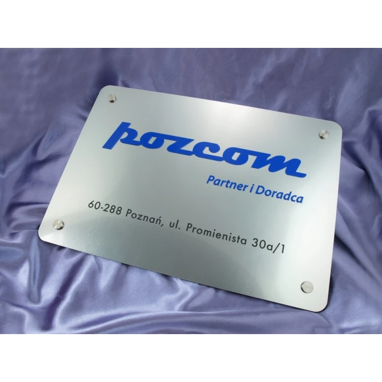 COMPANY SIGN - silver - SZ059 - dimensions 500x300mm