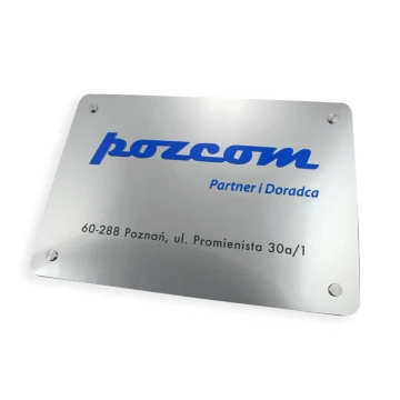 COMPANY SIGN - silver - SZ059 - dimensions 500x300mm