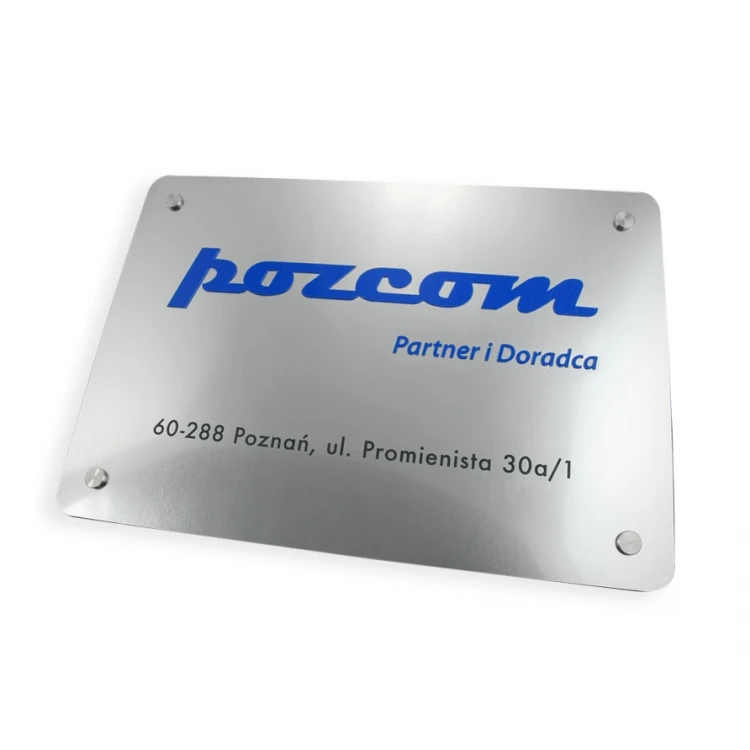 COMPANY SIGN - silver - SZ059 - dimensions 500x300mm