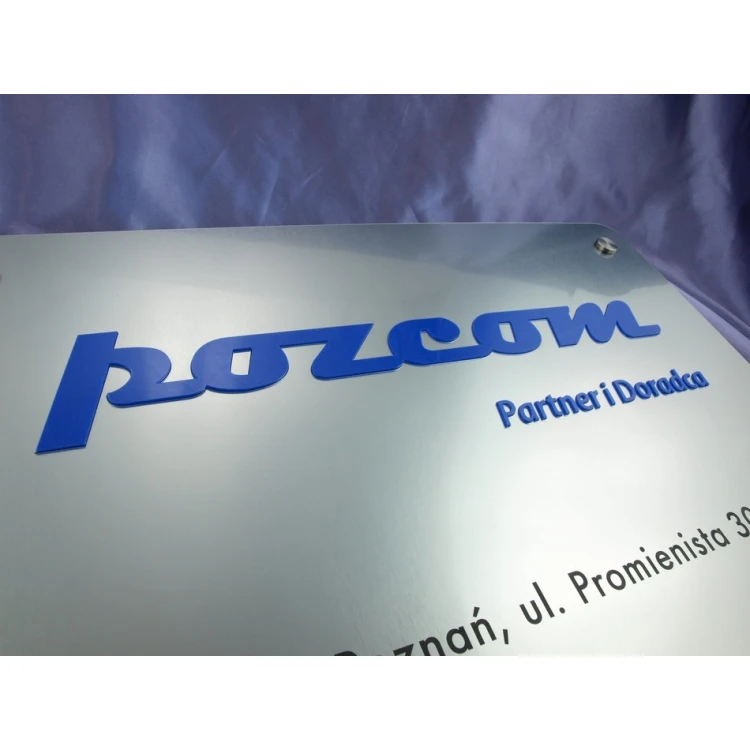 COMPANY SIGN - silver - SZ059 - dimensions 500x300mm