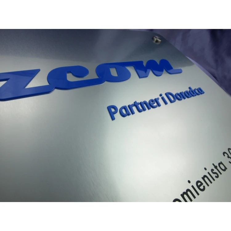 COMPANY SIGN - silver - SZ059 - dimensions 500x300mm