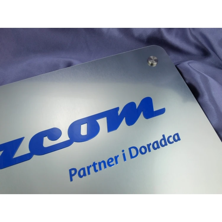 COMPANY SIGN - silver - SZ059 - dimensions 500x300mm
